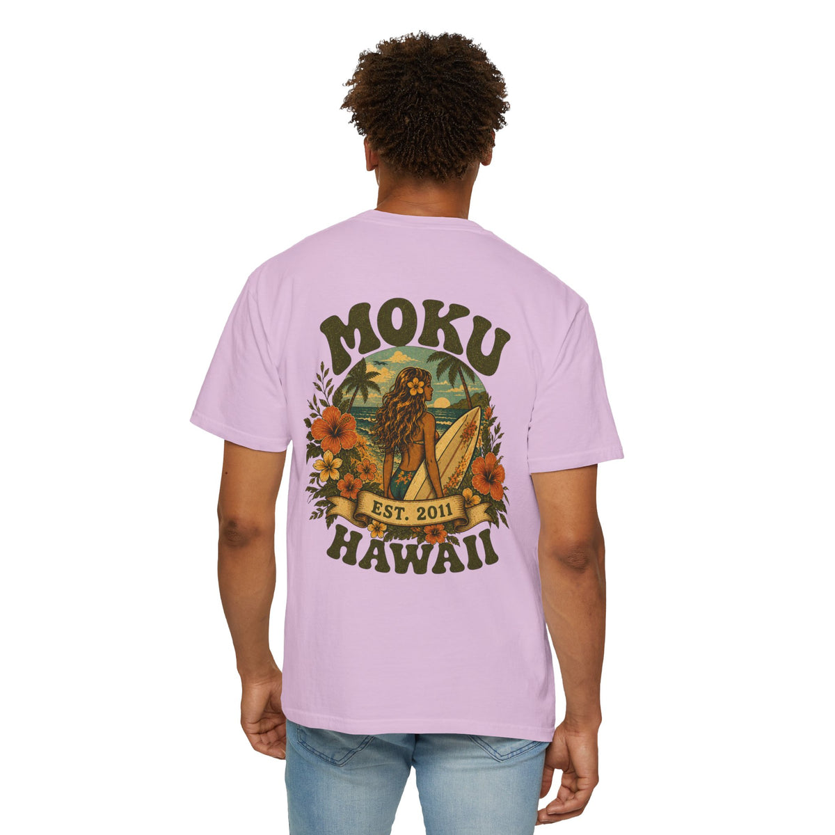 Moku Hawaii' Vintage Surfer girl Tee
