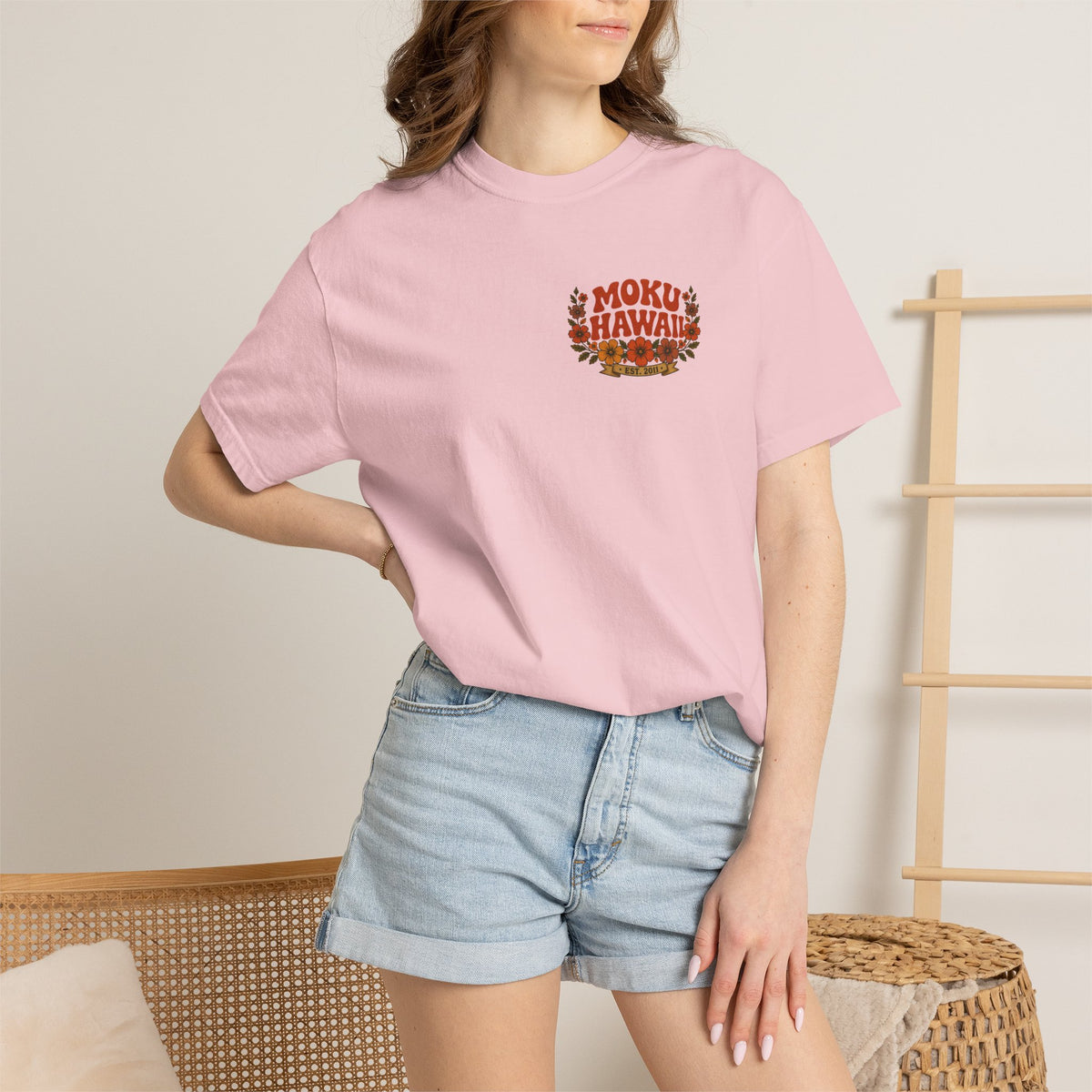 MOKU Hawaii's Vintage "Sun & Moon" T-Shirt