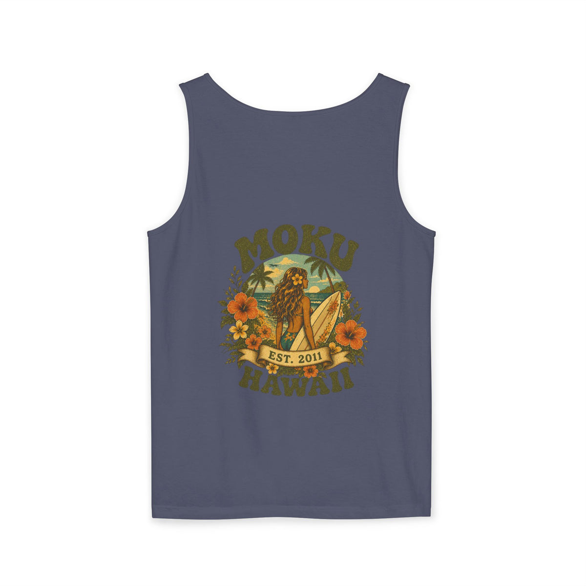 Moku Hawaii Vintage "Surfer Girl" Tank