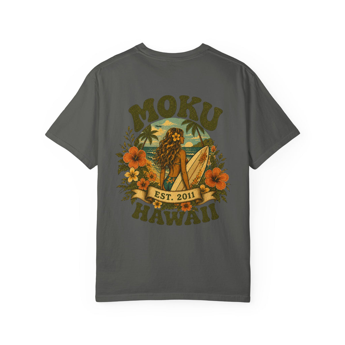 Moku Hawaii' Vintage Surfer girl Tee