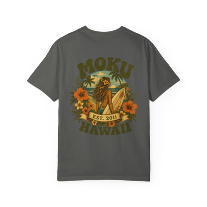 Moku Hawaii' Vintage Surfer girl Tee