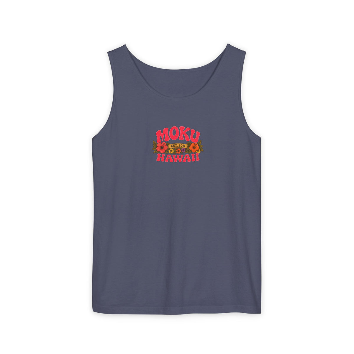 Moku Hawaii Floral Hula Tank Top