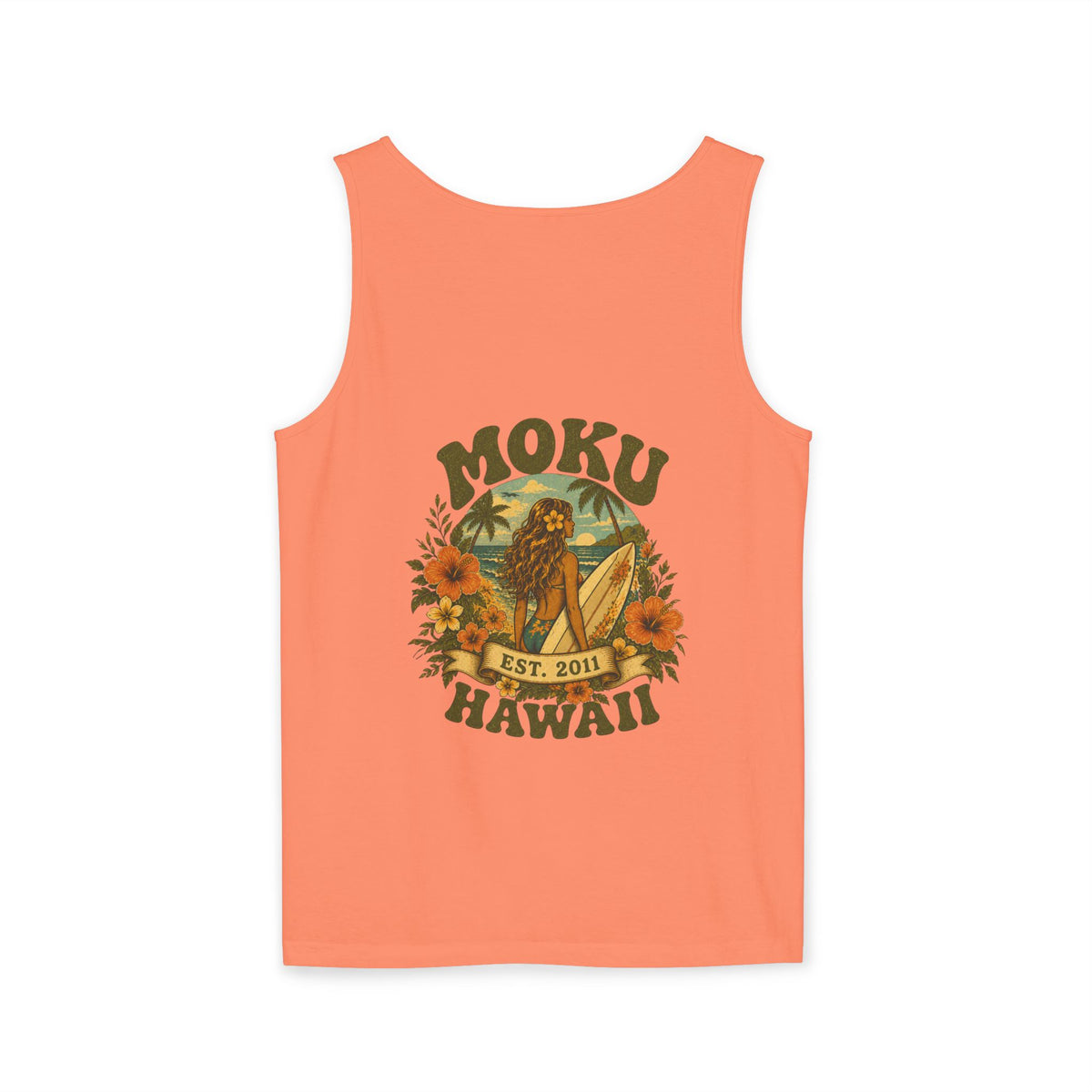 Moku Hawaii Vintage "Surfer Girl" Tank