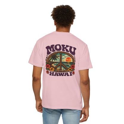 Vintage MOKU Hawaii "Peace Out" T-Shirt | Premium Surf Apparel
