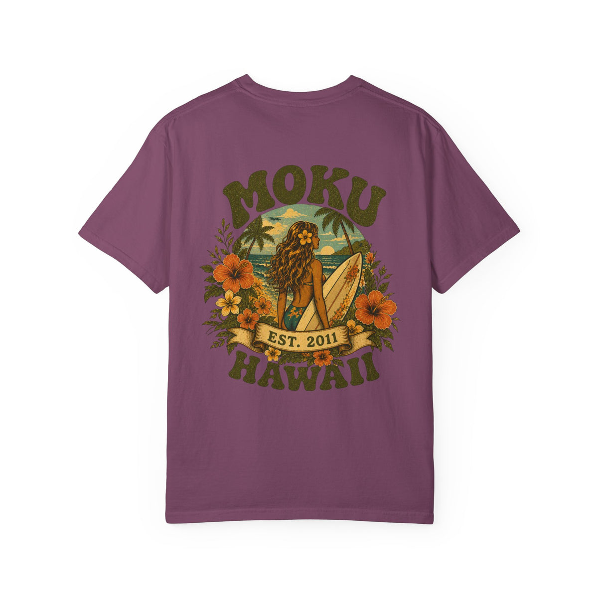 Moku Hawaii' Vintage Surfer girl Tee