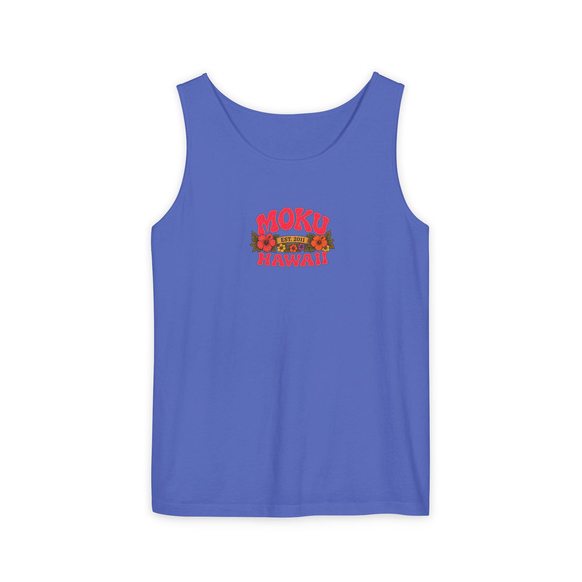 Moku Hawaii Floral Hula Tank Top