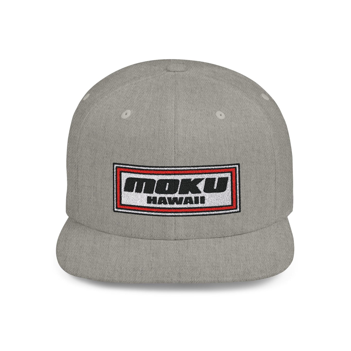 The MOKU Flat Bill Snapback Hat