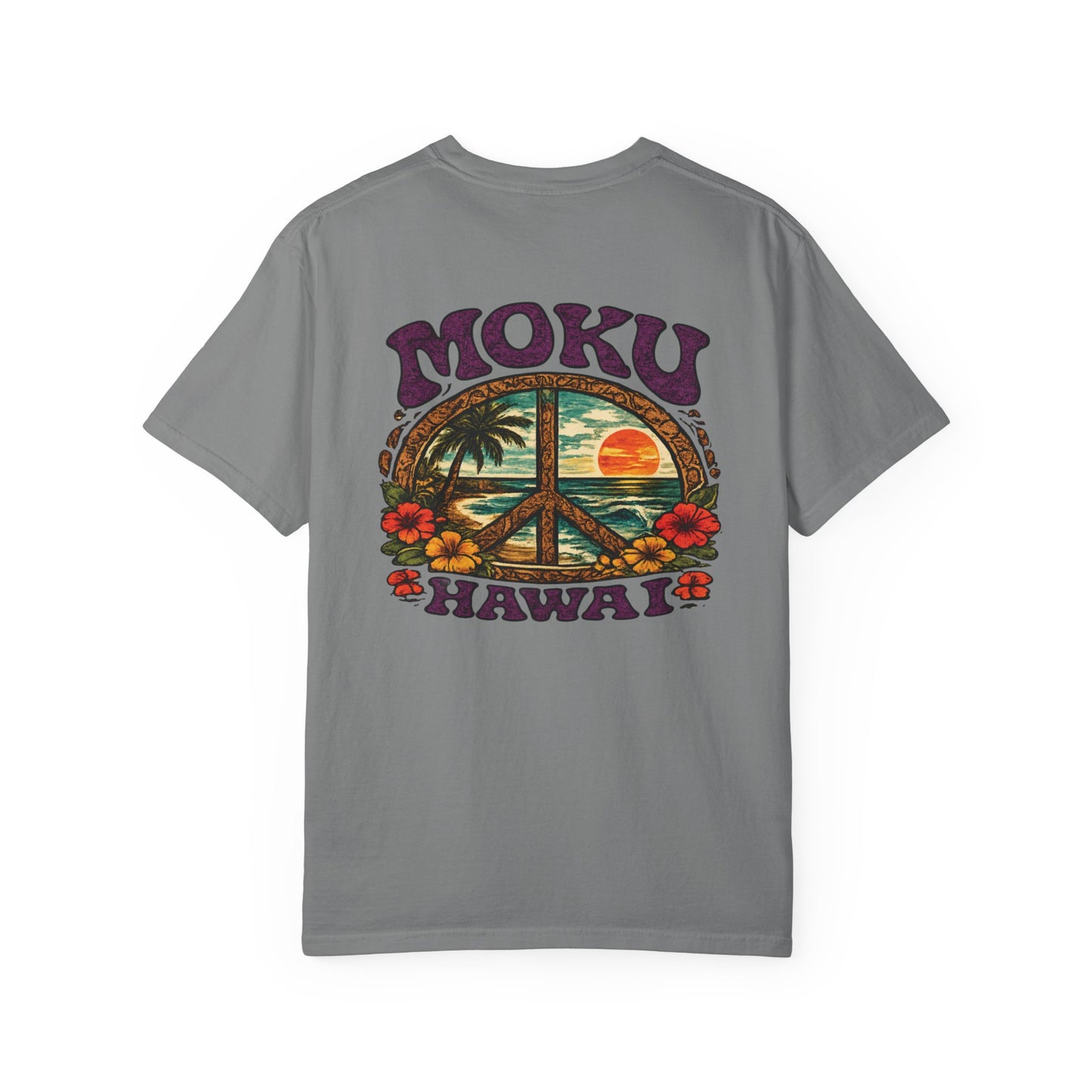 Vintage MOKU Hawaii "Peace Out" T-Shirt | Premium Surf Apparel