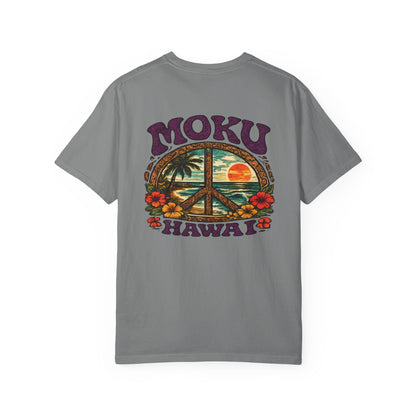 Vintage MOKU Hawaii "Peace Out" T-Shirt | Premium Surf Apparel