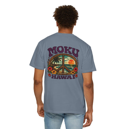Vintage MOKU Hawaii "Peace Out" T-Shirt | Premium Surf Apparel