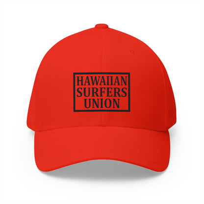 Structured Cap - Hawaiian Surfers Union Embroidered Hat