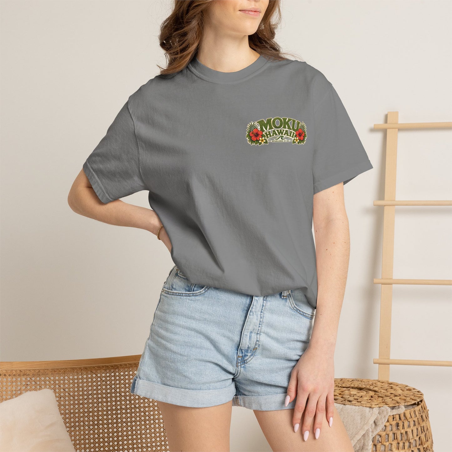 Vintage MOKU Hawaii Surf Girl T-Shirt