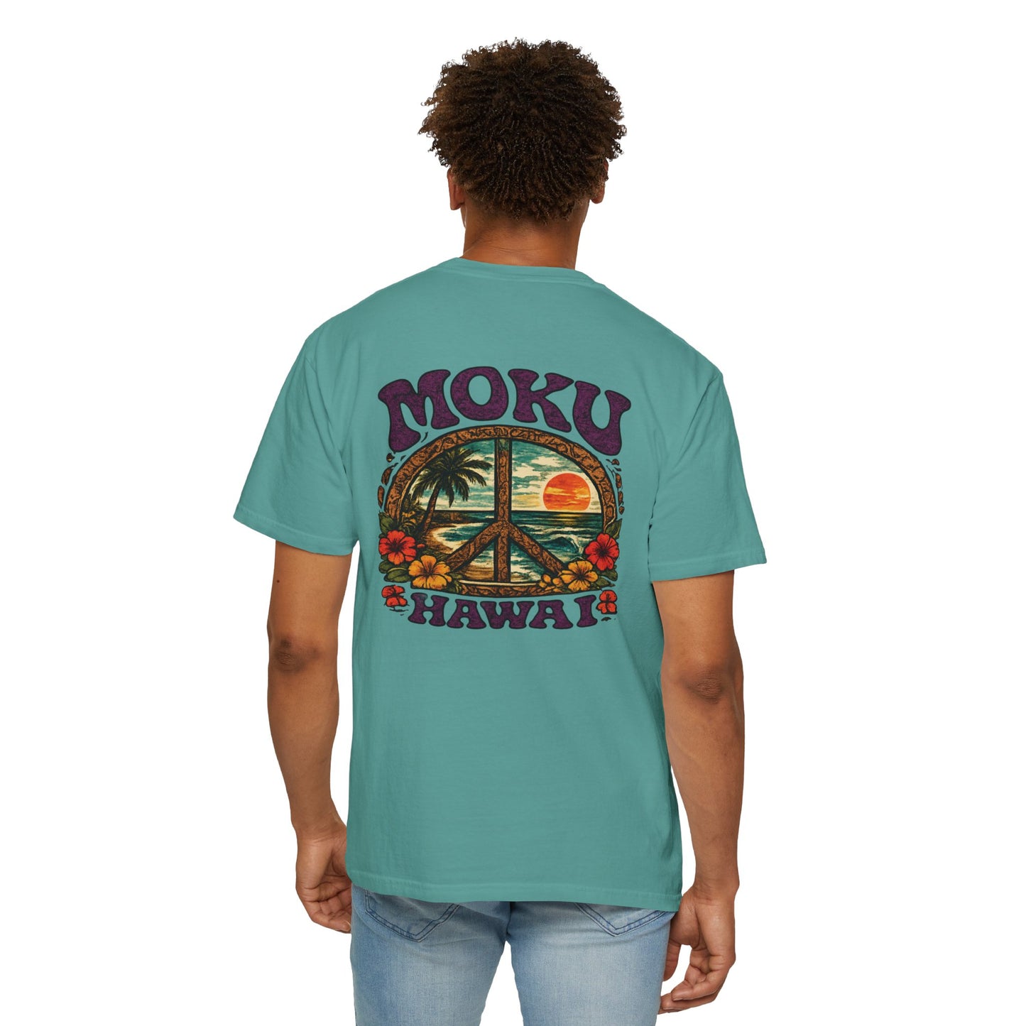 Vintage MOKU Hawaii "Peace Out" T-Shirt | Premium Surf Apparel