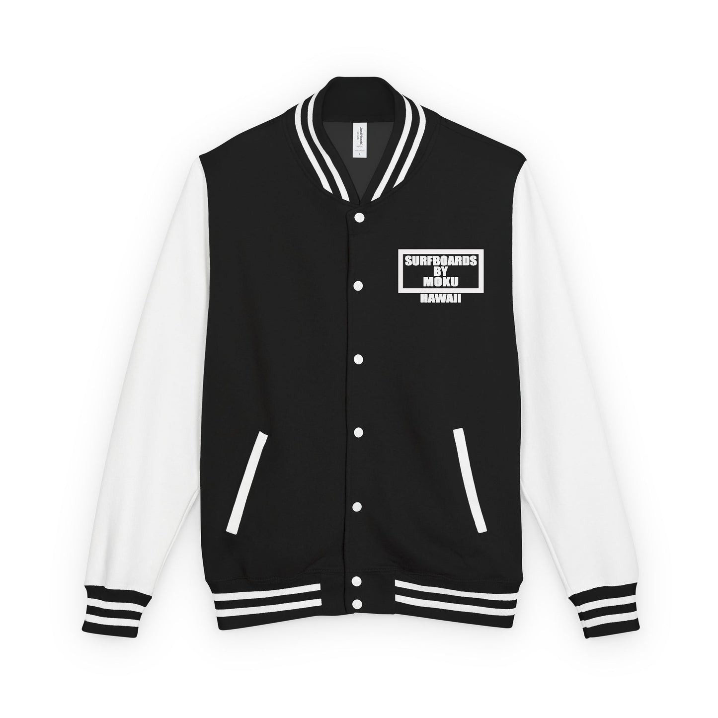Surfboards By MOKU Retro Surfers Letterman Jacket