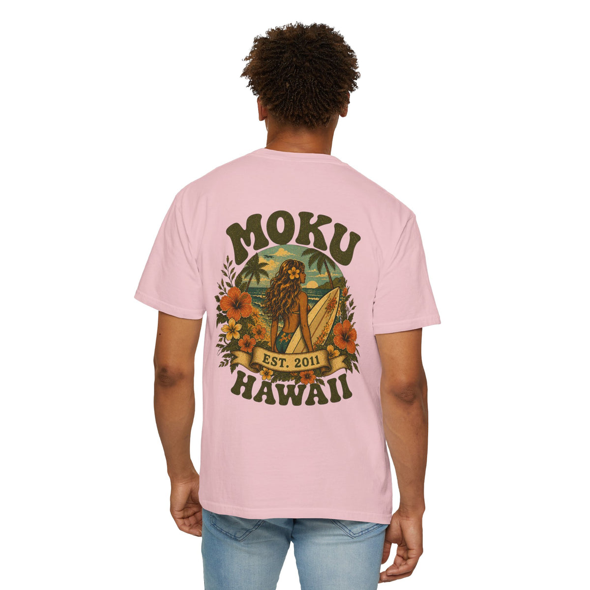 Moku Hawaii' Vintage Surfer girl Tee