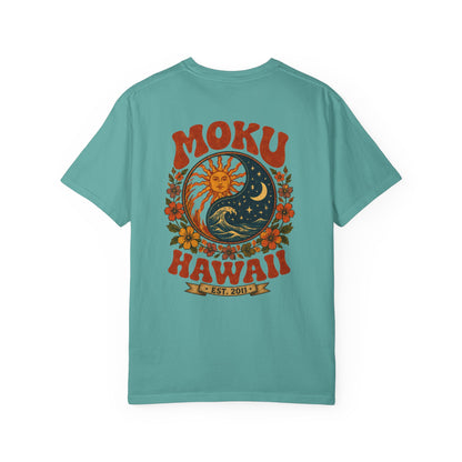 MOKU Hawaii's Vintage Sun & Moon T-Shirt