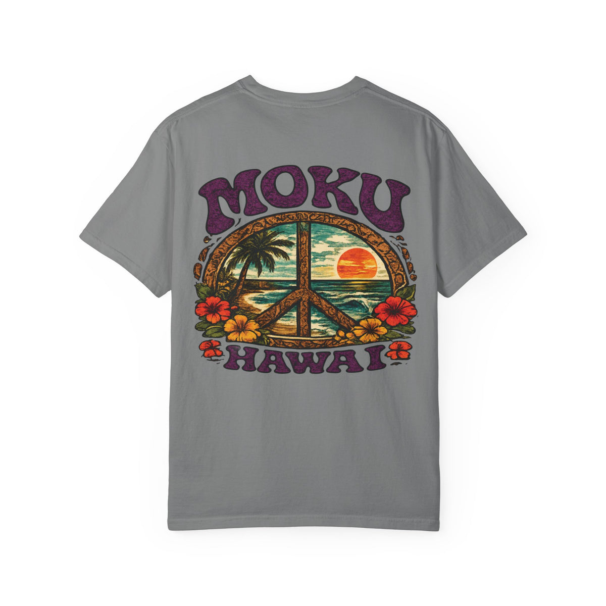 MOKU Hawaii Vintage "Peace Out" T-Shirt