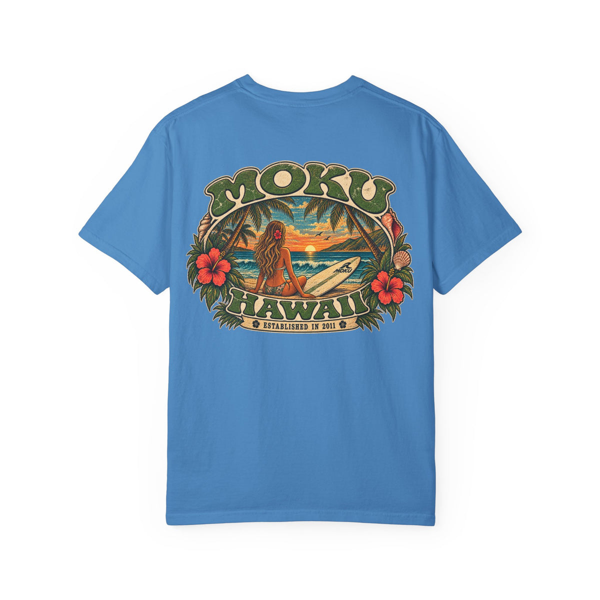 MOKU Hawaii Vintage "Surfer Girl" T-Shirt