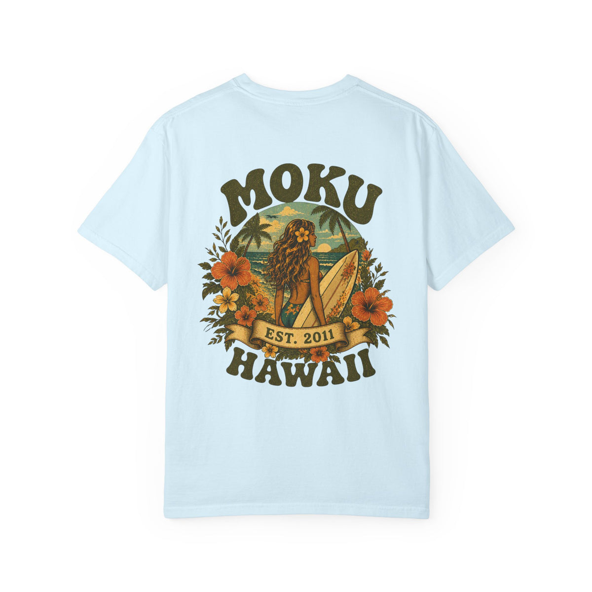Moku Hawaii' Vintage Surfer girl Tee