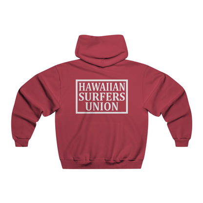 Hooded Sweatshirt Hawaiian Surfers Union Old School Design