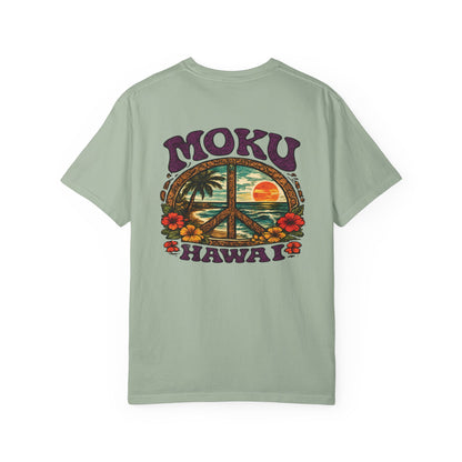 Vintage MOKU Hawaii "Peace Out" T-Shirt | Premium Surf Apparel