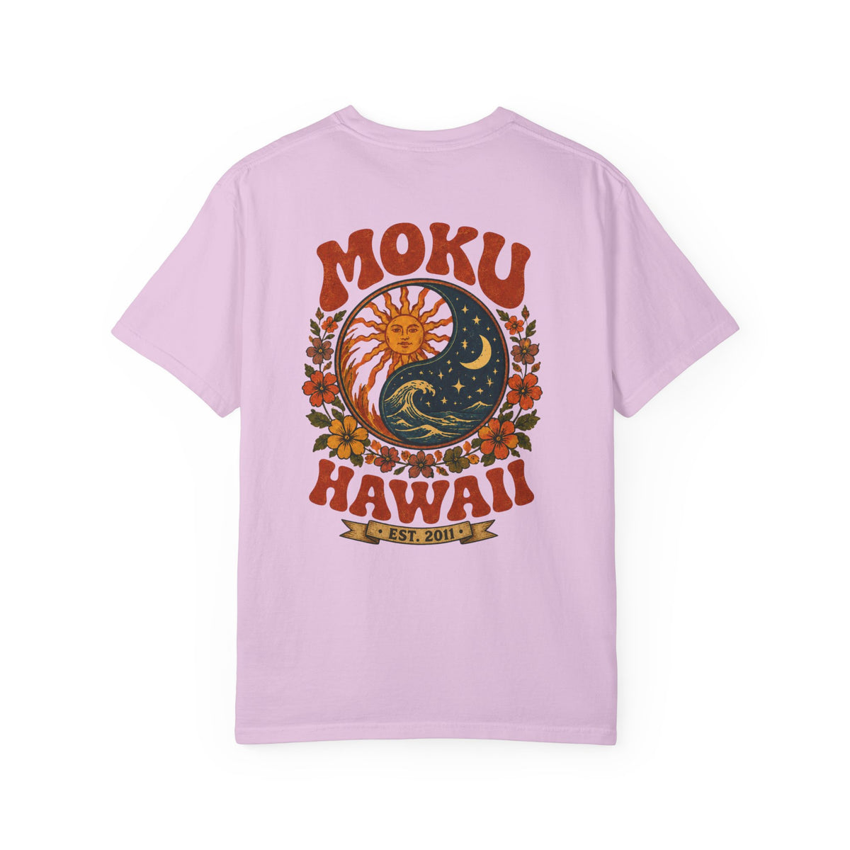 MOKU Hawaii's Vintage Sun & Moon T-Shirt