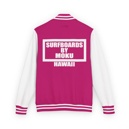 Surfboards By MOKU Retro Surfers Letterman Jacket