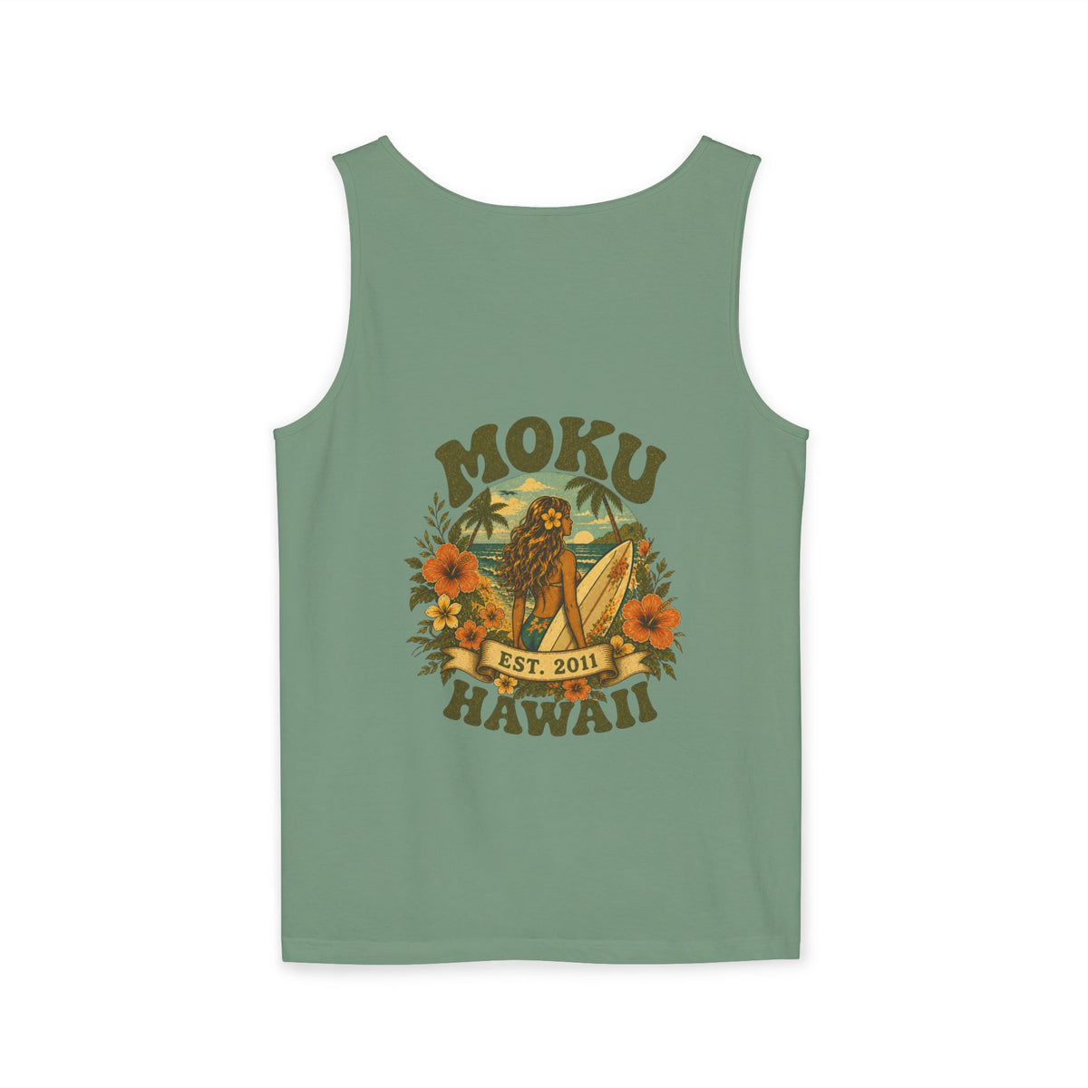 Moku Hawaii Vintage "Surfer Girl" Tank