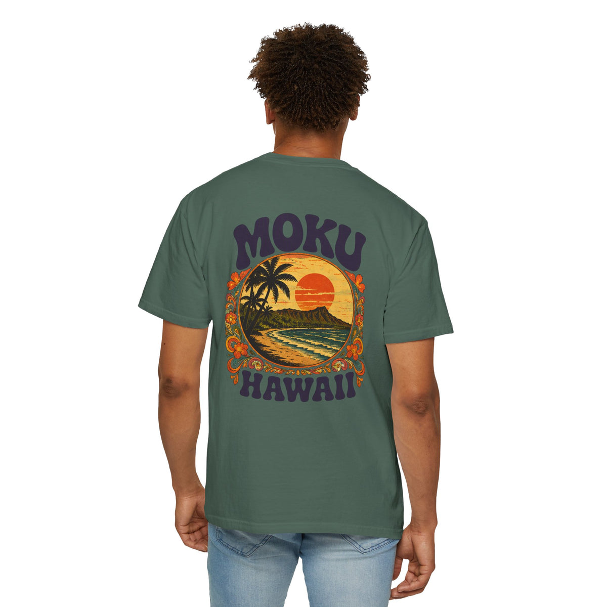 Moku Hawaii Vintage Sunset Tee