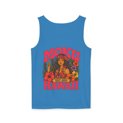 Moku Hawaii Floral Hula Tank Top
