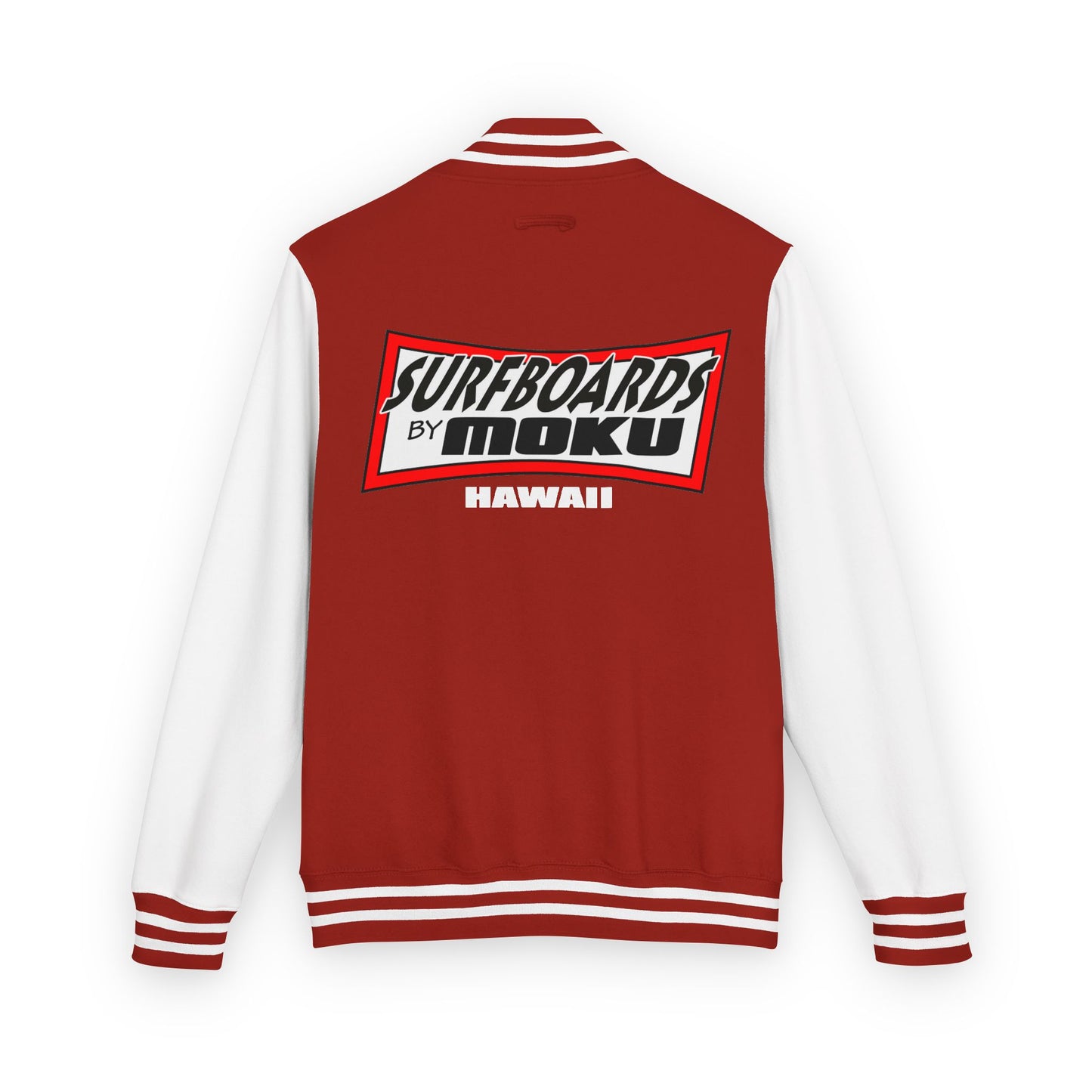 Surfboards By MOKU Heavyweight Sufers Letterman Jacket