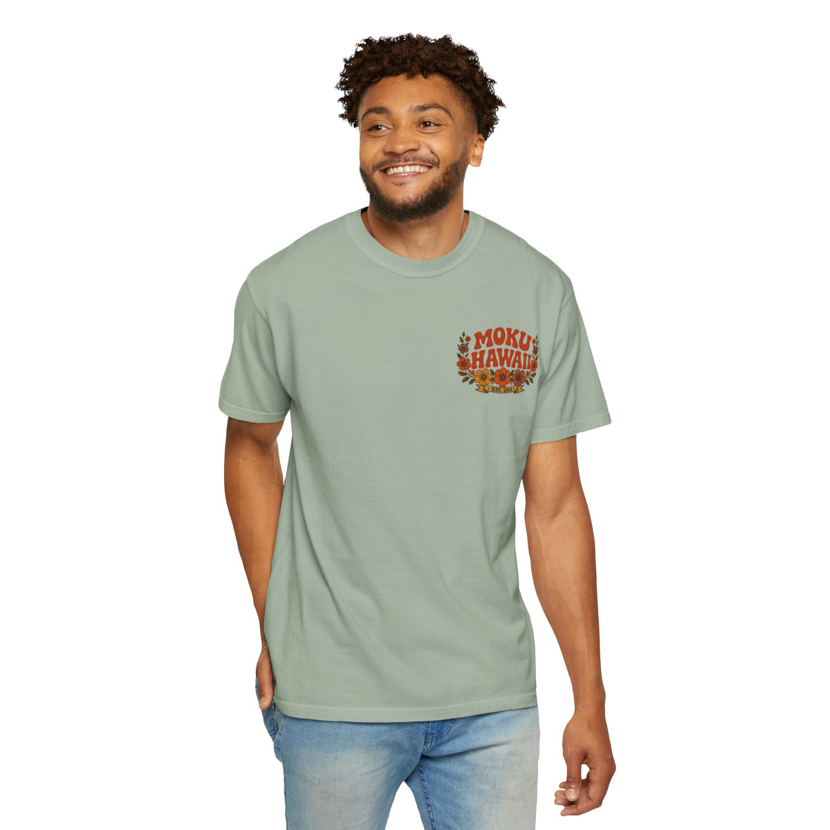 MOKU Hawaii's Vintage Sun & Moon T-Shirt
