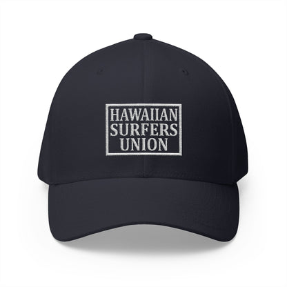 Embroidered Hawaiian Surfers Union "Flex fit" Cap