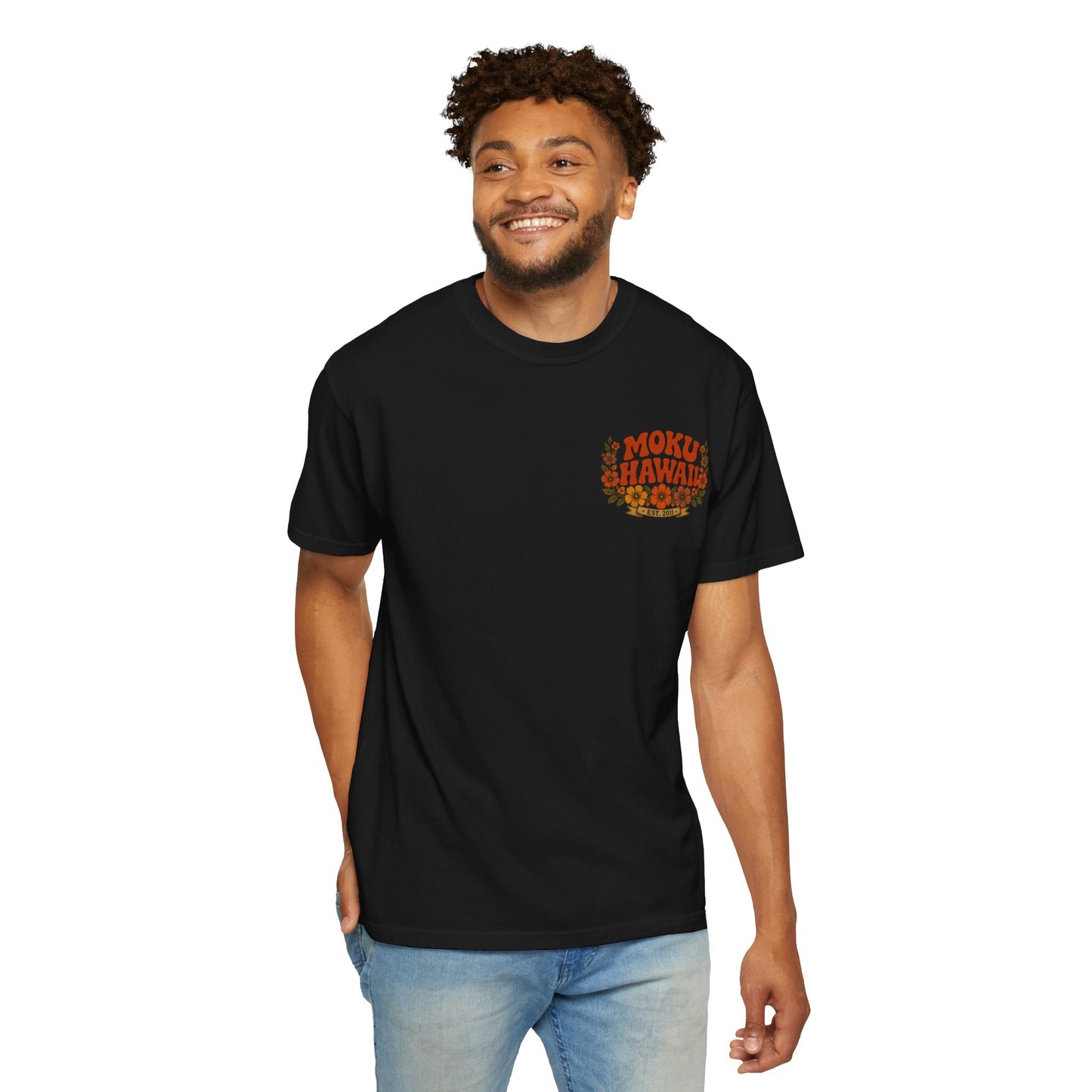 MOKU Hawaii's Vintage Sun & Moon T-Shirt