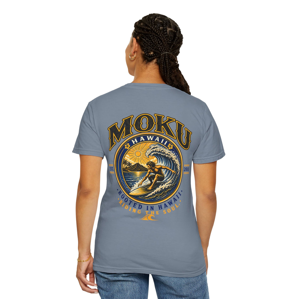 MOKU Hawaii Vintage "Surfer" T-Shirt