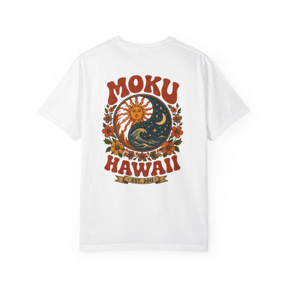 MOKU Hawaii's Vintage Sun & Moon T-Shirt