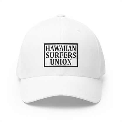 Structured Cap - Hawaiian Surfers Union Embroidered Hat