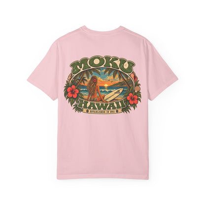 Vintage MOKU Hawaii Surf Girl T-Shirt