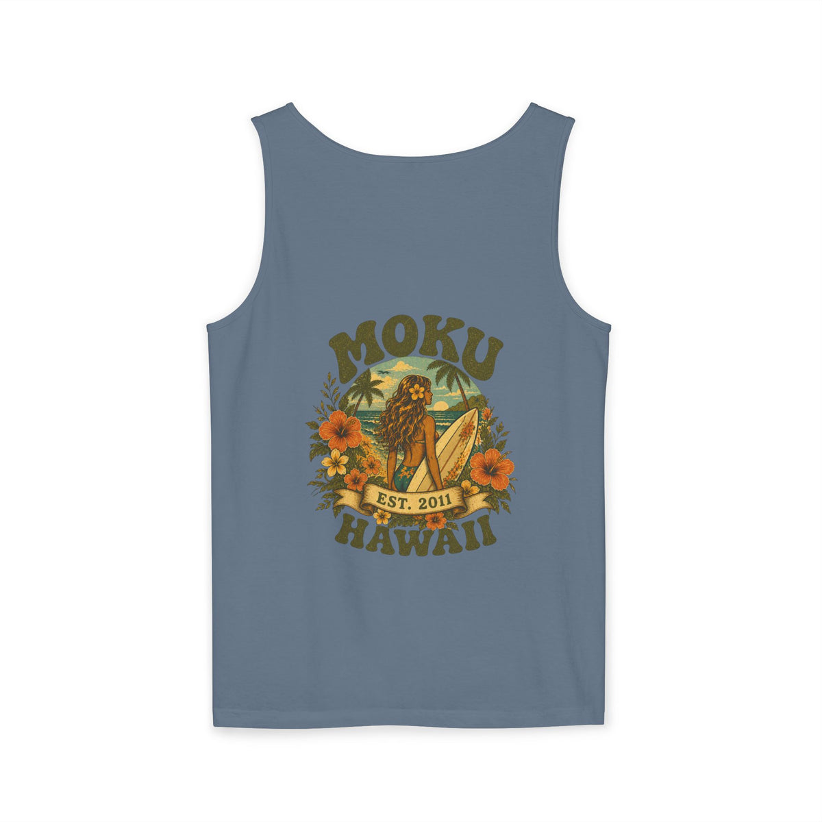 Moku Hawaii Vintage "Surfer Girl" Tank