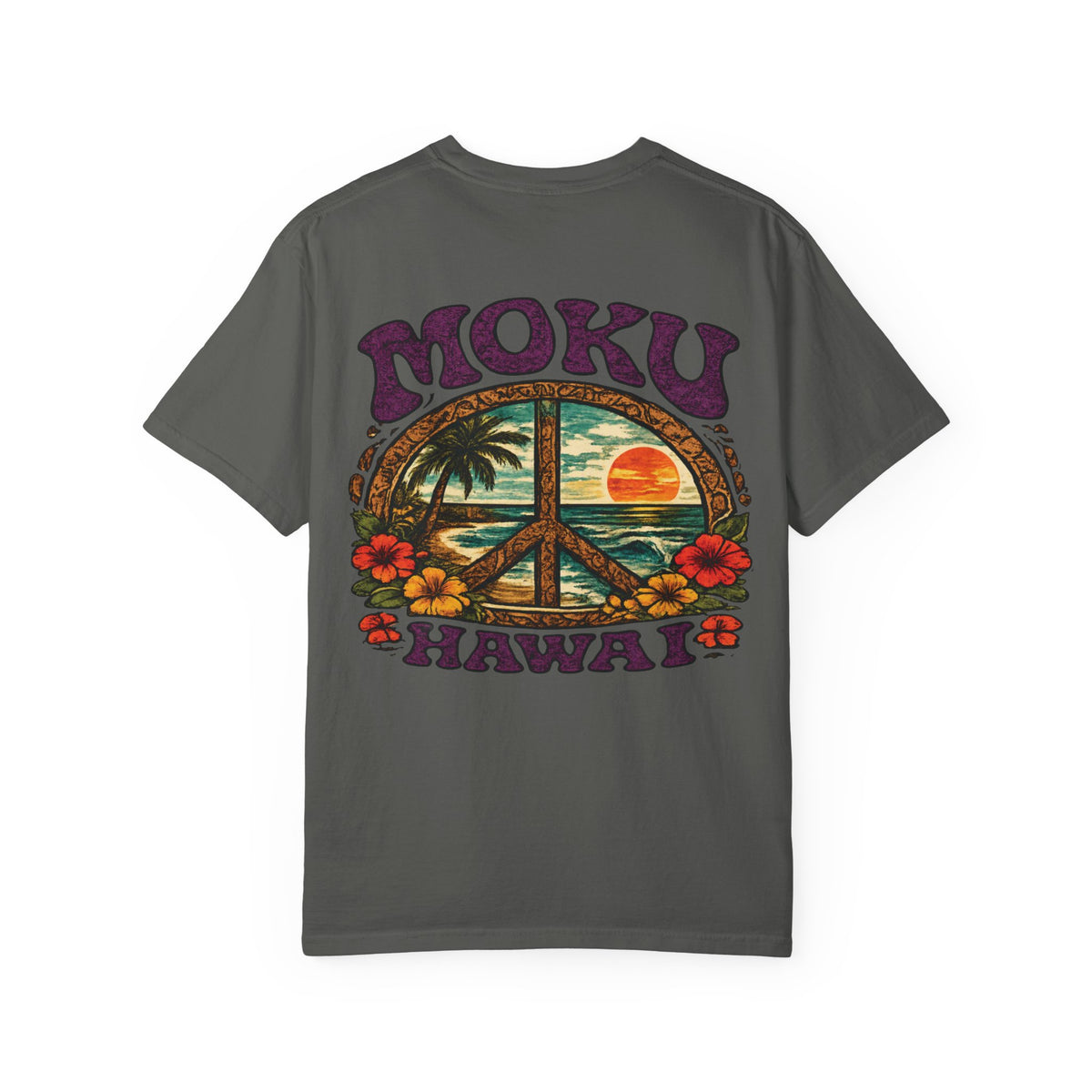 MOKU Hawaii Vintage "Peace Out" T-Shirt