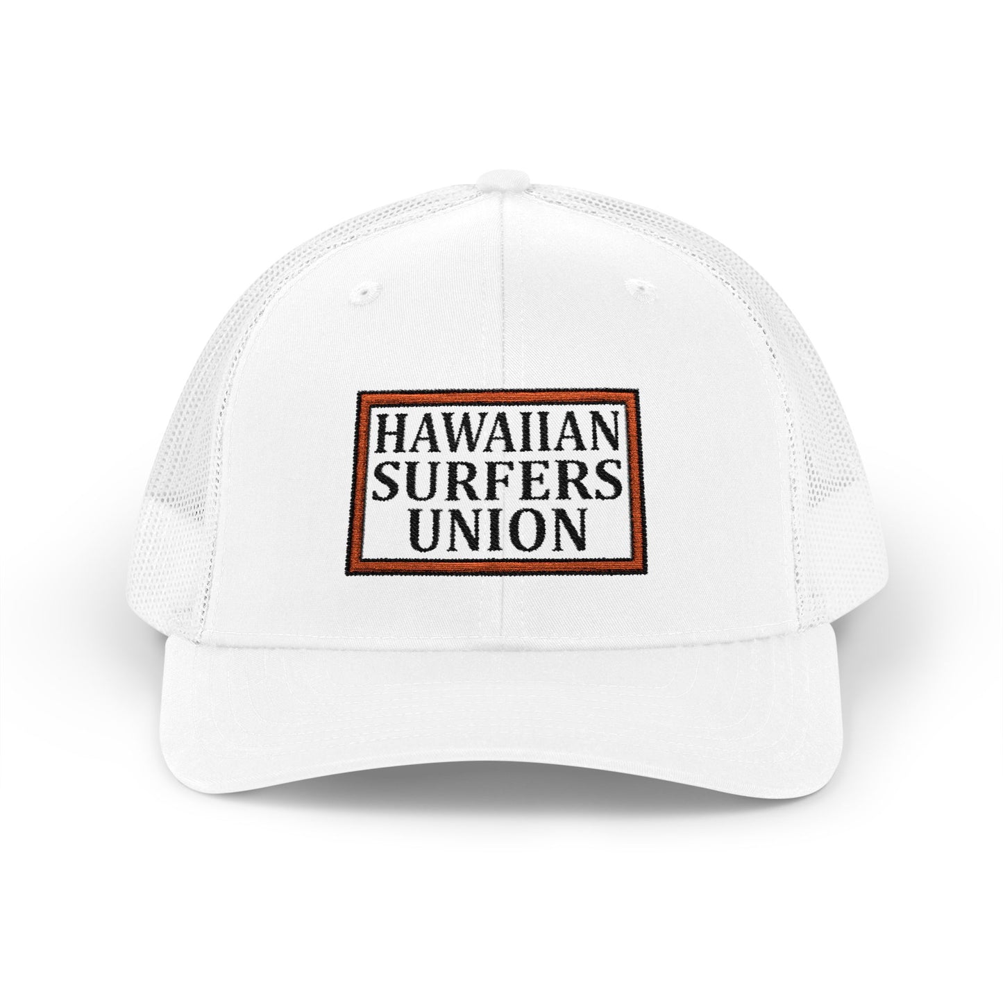 Embroidered Hawaiian Surfer Union Snapback Trucker Cap