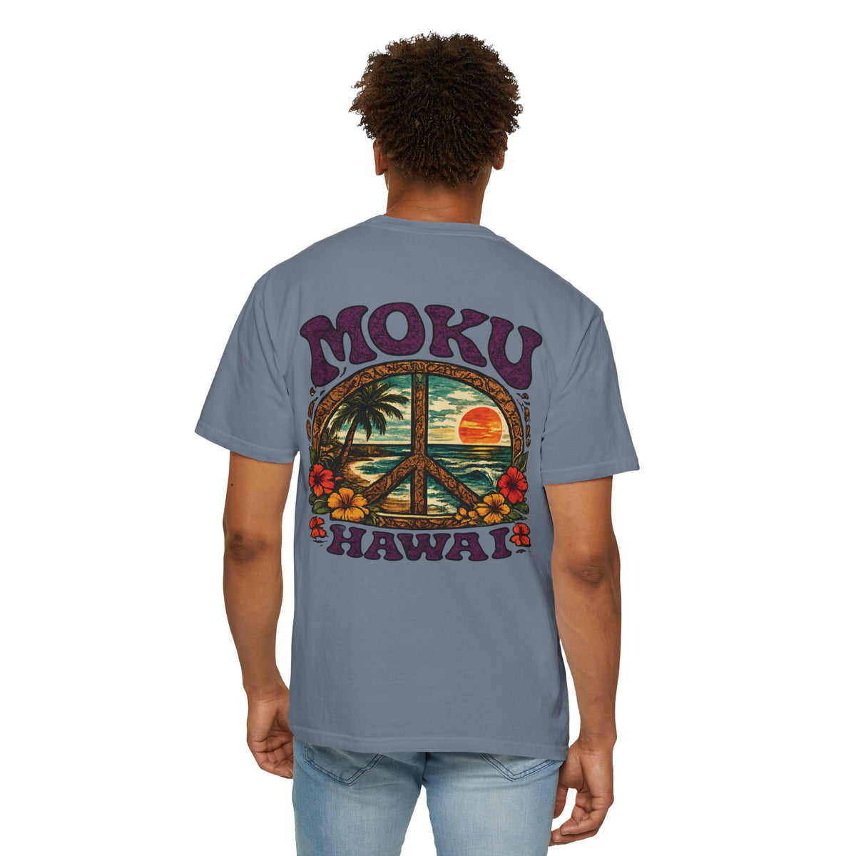 MOKU Hawaii Vintage "Peace Out" T-Shirt