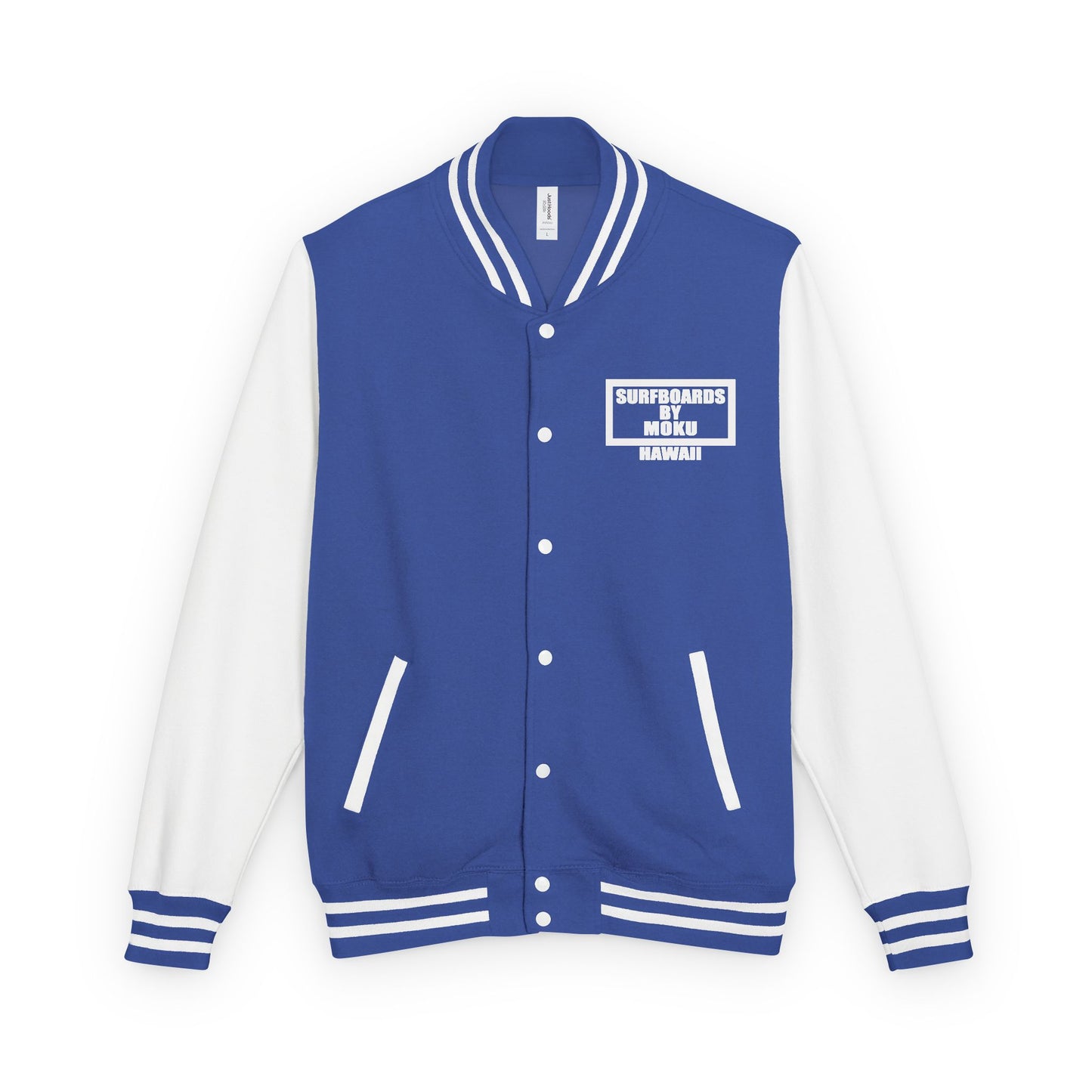 Surfboards By MOKU Retro Surfers Letterman Jacket