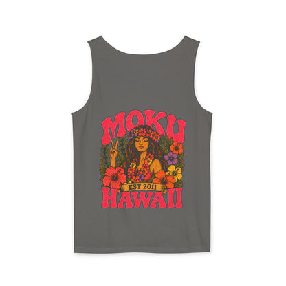 Moku Hawaii Floral Hula Tank Top