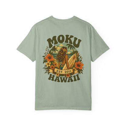 Moku Hawaii' Vintage Surfer girl Tee