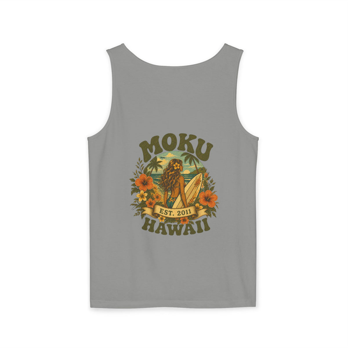 Moku Hawaii Vintage "Surfer Girl" Tank