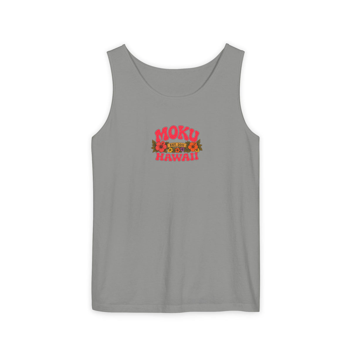Moku Hawaii Floral Hula Tank Top