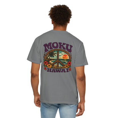 Vintage MOKU Hawaii "Peace Out" T-Shirt | Premium Surf Apparel