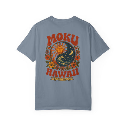 MOKU Hawaii's Vintage Sun & Moon T-Shirt