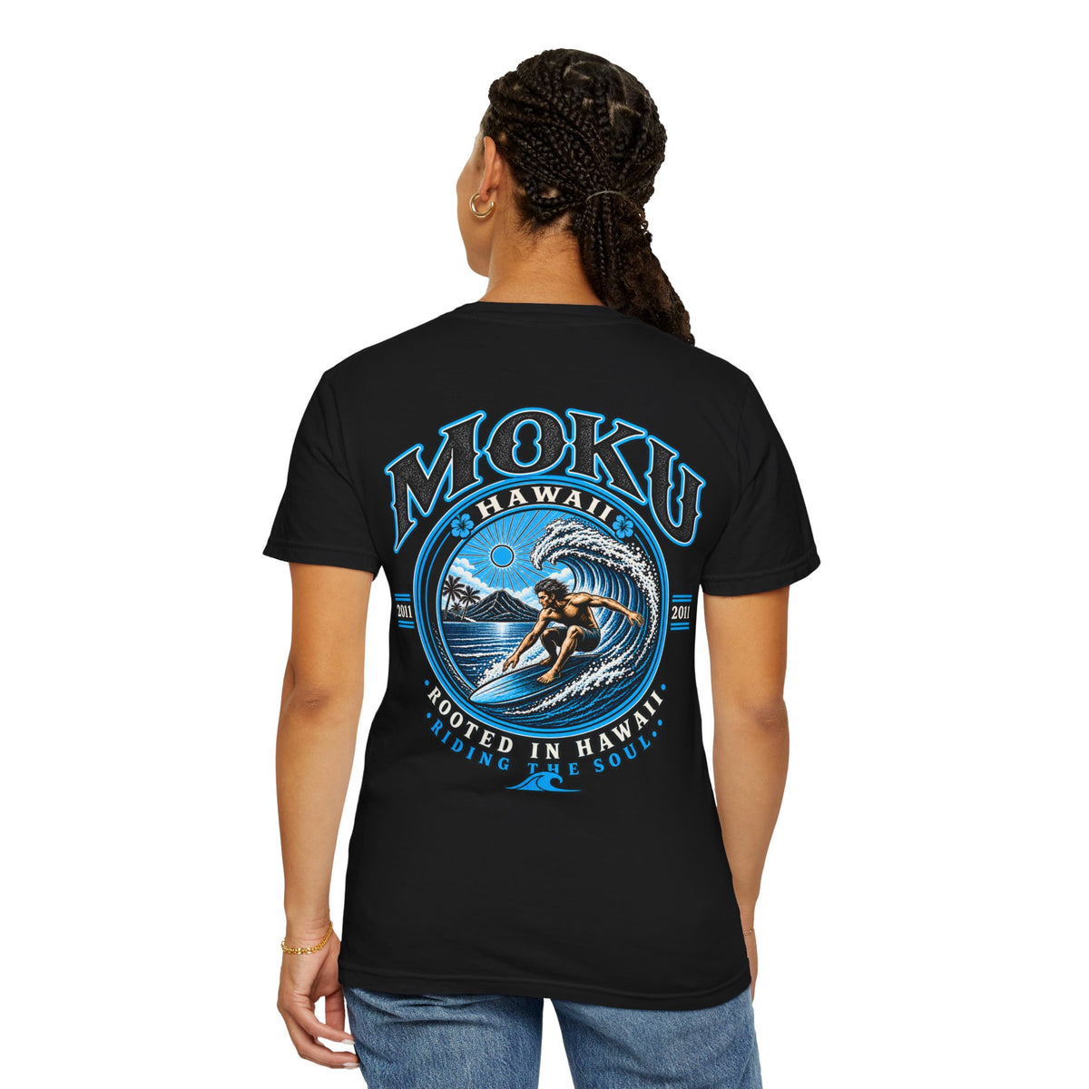 MOKU Vintage Midnight Wave Rider Tee